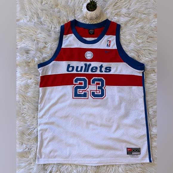 Michael Jordan Washington Bullets 2002/03 throwback game issued jersey, 2XL - Picture 10 of 15